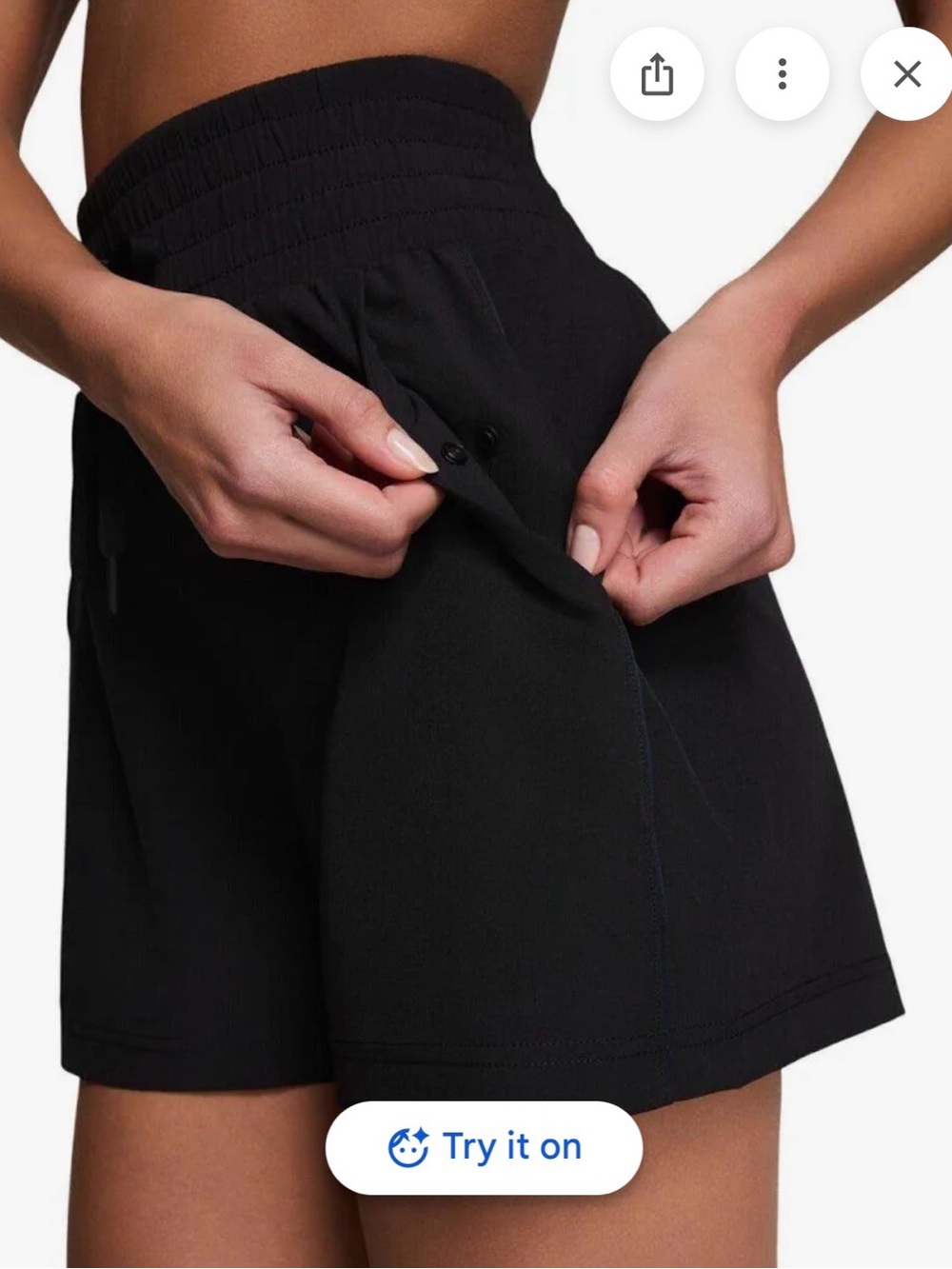 Spanx Black On the Move Shorts
